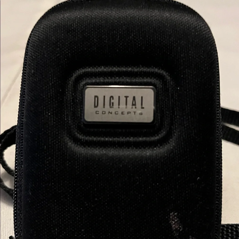 Black Digital Camera Case with Strap